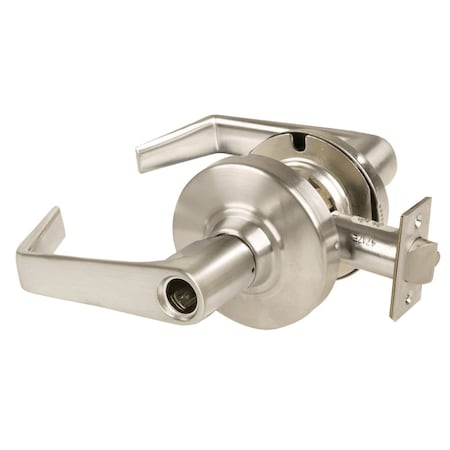 Schlage Grade 2 Entrance Cylindrical Lock with Field Selectable Vandlgard, Saturn Lever, Conventional Less C ALX53L SAT 619